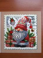 Kerstkaart gnome diamond painting 18 = 1,75, Ophalen of Verzenden, Nieuw, Kerst