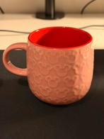 Disney Mickey Mouse mok oud roze + rood (Allover print), Ophalen of Verzenden, Zo goed als nieuw, Rood, Beker of Kan