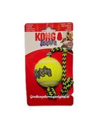 Hondenspeelgoed    " Kong squeekair bal met werplus  " €4.95, Dieren en Toebehoren, Hondenspeelgoed, Nieuw, Ophalen of Verzenden