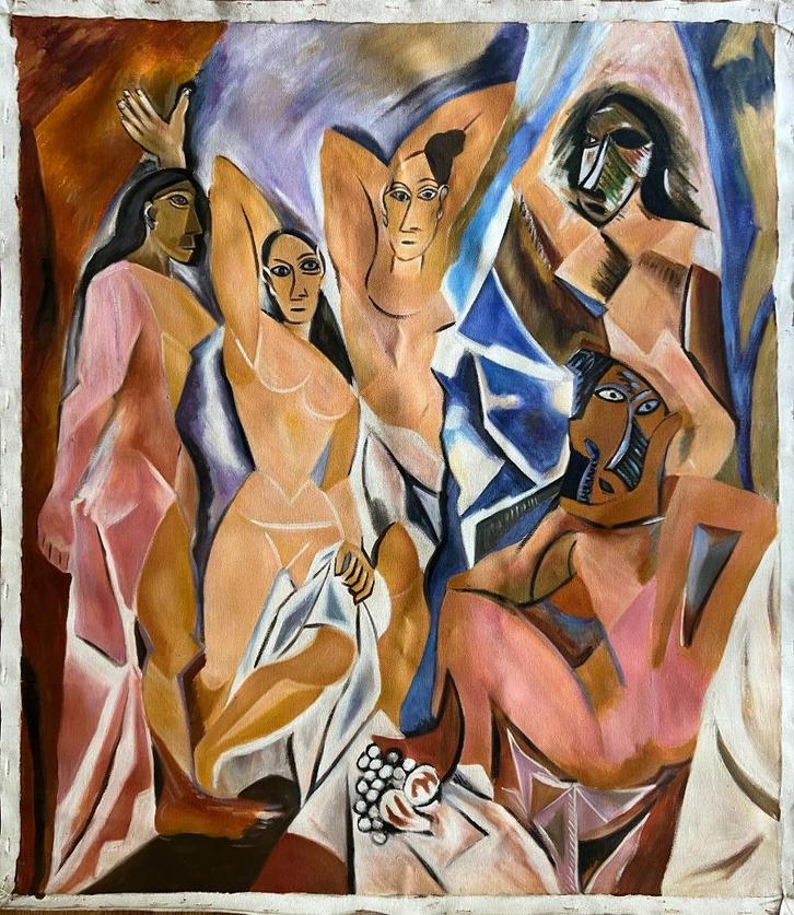 Picasso (prachtig nageschilderd), Antiek en Kunst, Kunst | Schilderijen | Modern, Ophalen of Verzenden
