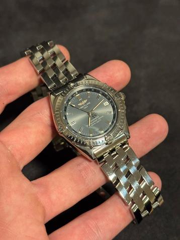 Breitling horloge wings 38mm grijze plaat doos papieren beschikbaar voor biedingen