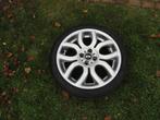 Mini One,Cooper alu velgen origineel met zomerbanden 17 inch, Auto-onderdelen, Banden en Velgen, Ophalen, Gebruikt, Banden en Velgen