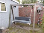 Hard hout schommel bank, Tuin en Terras, Tuinbanken, Ophalen, Gebruikt, Hout