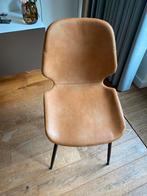 Stoelen 4 stuks camel kleur vam kunstleer, Huis en Inrichting, Stoelen, Ophalen, Gebruikt, Bruin, Leer