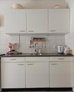 Keukenblok met bovenkasten, wastafel en kraan, Huis en Inrichting, Ophalen, Gebruikt, Enkelwandige keuken