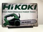 Hikoki High Performance Power Tools Metalen reclamebord (Old, Verzamelen, Merken en Reclamevoorwerpen, Reclamebord, Nieuw, Ophalen of Verzenden