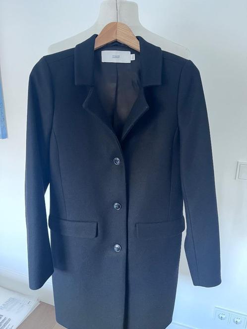 Closed wollen dames mantel zwart - Maat Small, Kleding | Dames, Jassen | Winter, Gedragen, Maat 36 (S), Zwart, Ophalen of Verzenden