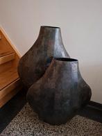 Leistenen vazen, Overige kleuren, Ophalen of Verzenden, Minder dan 50 cm, Glas