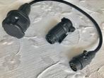 Verloopkabel 7-polig naar 13-polig en  stekker., Ophalen of Verzenden, Gebruikt