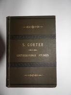 letterkundige studien, 1881, Simon Gorter, Ophalen of Verzenden, Gelezen, Simon Gorter