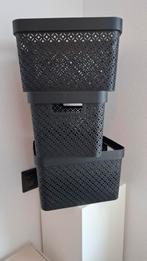 Terazzo curver opbergmanden - Set van 3, Gebruikt, Minder dan 50 cm, Ophalen of Verzenden, Minder dan 50 cm