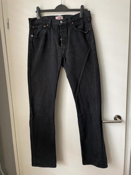 Levi’s 501 Jeans – Zwart – W34 L34 – Straight Fit, Kleding | Heren, Spijkerbroeken en Jeans, Zo goed als nieuw, Overige jeansmaten