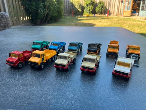Verzameling Unimog tractor / vrachtwagens Siku, Hobby en Vrije tijd, Modelauto's | 1:50, Gebruikt, Hijskraan, Tractor of Landbouw
