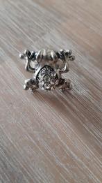 Kikker ring, Ophalen of Verzenden, Zilver, Overige merken