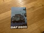 DAF 2600 Brochure - 1969, Ophalen of Verzenden, Gelezen, Overige merken