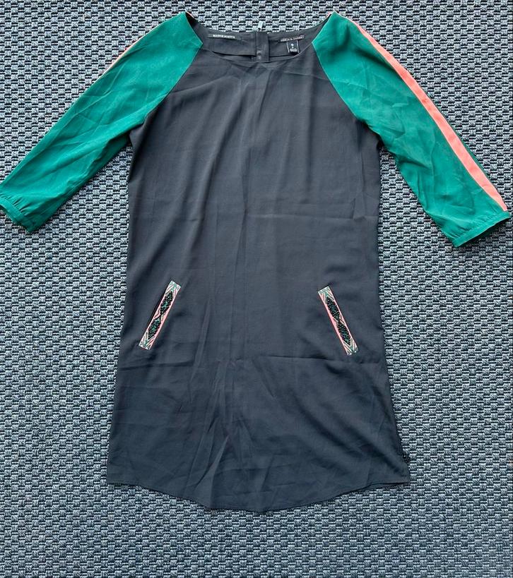 Maison Scotch Jurk Maat 38, Kleding | Dames, Jurken, Gedragen, Maat 38/40 (M), Zwart, Boven de knie, Ophalen of Verzenden