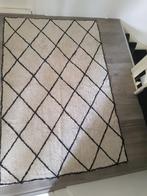 Vloerkleed Xenos - naturel/zwart - 120x180 cm + antislip, Ophalen, Gebruikt, 100 tot 150 cm, Crème