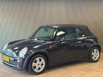 Mini Mini Cabrio 1.6 Cooper SOFT-TOP LEDER AIRCO STOELVERWAR, Auto's, Voorwielaandrijving, Gebruikt, Zwart, 4 cilinders
