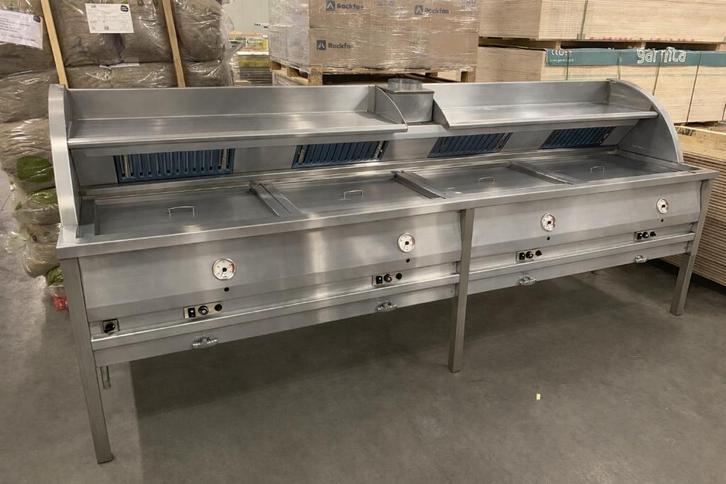 NIEUWE visbak oven oliebollenbak / 4 pans frituur visbakoven, Witgoed en Apparatuur, Frituurpannen, Nieuw, 4 liter of meer, Ophalen of Verzenden