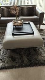 Poef met dienblad koopje, Ophalen, Gebruikt, 100 tot 125 cm, 75 tot 100 cm