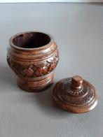 tabakset Indonesisch houtsnijwerk 3 delig, Antiek en Kunst, Kunst | Beelden en Houtsnijwerken, Ophalen of Verzenden