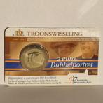 2 Euro 2013 Dubbelportret Coincard BU - Troonswisseling, Ophalen of Verzenden, Koningin Beatrix, Euro's