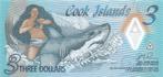 Cook Islands 3 Dollars 2021 Commemorative Issue pn 11a, Los biljet, Ophalen of Verzenden