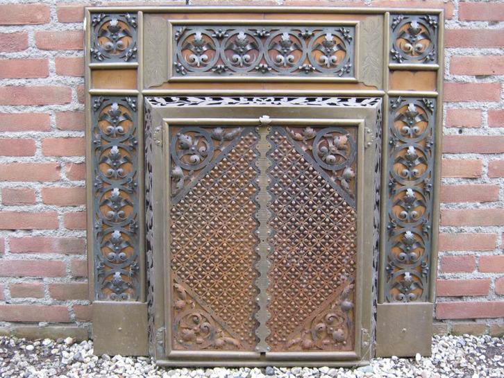 Lekker oud - Antieke haarddeur, Antiek en Kunst, Curiosa en Brocante, Ophalen