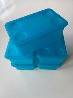 Blauwe IKEA bakjes | L 17 cm | B 10 cm | H 8 cm | 5 stuks, Ophalen of Verzenden, Gebruikt