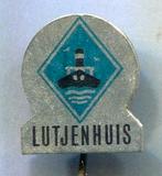 Rederij Lutjenhuis blik speldje ( U_440 ), Verzamelen, Speldjes, Pins en Buttons, Verzenden, Zo goed als nieuw, Transport, Speldje of Pin