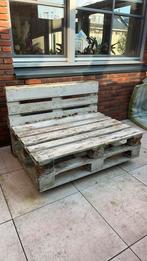 Palletbank gratis brandhout?, Tuin en Terras, Tuinbanken, Ophalen, Gebruikt, Hout