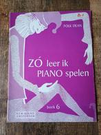 Folk Dean - Zo leer ik piano spelen - Deel 6, Ophalen of Verzenden, Gebruikt, Les of Cursus, Piano