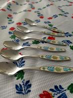 Boerenbont Koffie/theelepeltjes - Set van 6, Antiek en Kunst, Ophalen of Verzenden