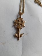 Te koop gouden hugenoten kruishanger, Ophalen of Verzenden, Zo goed als nieuw, Goud, Goud