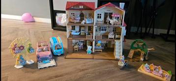 Grote Sylvanian Families Collectie - Herenhuis & Sets! beschikbaar voor biedingen