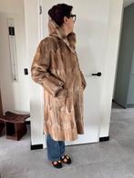 Vintage Bontjas Dames, Ophalen of Verzenden, Gedragen, Maat 38/40 (M), Beige