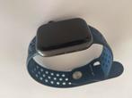 Apple Watch met blauwe Nike band, Gebruikt, Blauw, Hartslag, IOS