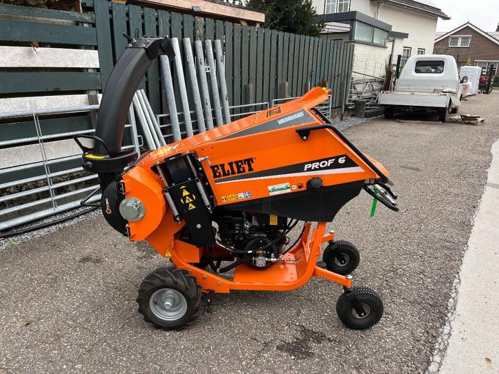 Eliet Prof 6 on wheels hakselaar, Tuin en Terras, Hakselaars, Zo goed als nieuw, Benzine, Ophalen of Verzenden