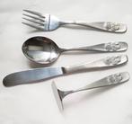 Kinderbestekje Amefa 18/0 en 18/10 met Beertje, Ophalen of Verzenden, Zo goed als nieuw