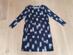 Zwarte Sylver jurk 40 met beige print., Kleding | Dames, Jurken, Maat 38/40 (M), Sylver, Zwart, Ophalen of Verzenden