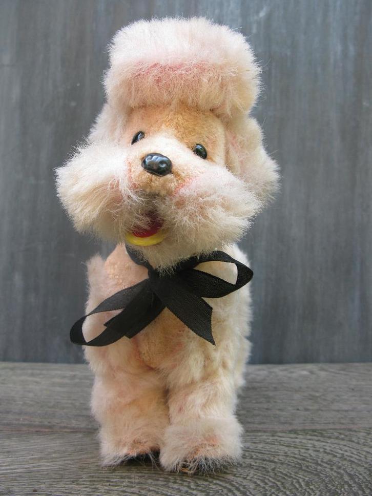 POEDEL ROSE OPWINDBAAR " ALPS JAPAN" 1950, Antiek en Kunst, Antiek | Speelgoed, Ophalen of Verzenden