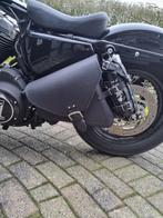 Leren Harley Sportster Tas Zadeltas XL883 XL1200 Forty Two, Motoren, Accessoires | Koffers en Tassen, Nieuw