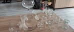 Diverse Glazen en Schalen, Ophalen, Glas of Glazen, Gebruikt, Glas