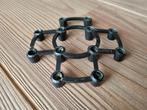 Mooie zeldzame Vintage Kandelaar Kronborg Design Denmark, Gebruikt, Verzenden, Zwart, Metaal