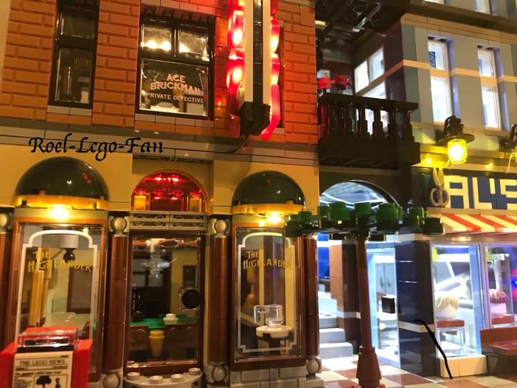 Verlichtingsset voor 10246 Detective Office LED verlichting, Kinderen en Baby's, Speelgoed | Bouwstenen, Nieuw, Overige merken