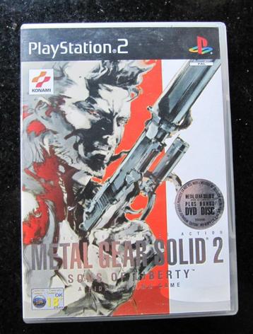 METAL GEAR SOLD 2 Sons Of Liberty Playstation 2 Spel beschikbaar voor biedingen