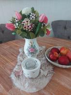 Royal albert vaas met kunstboeket, Ophalen of Verzenden