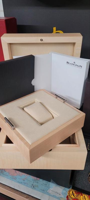 Horloge boxen jeager LeCoultre en blancpain  beschikbaar voor biedingen