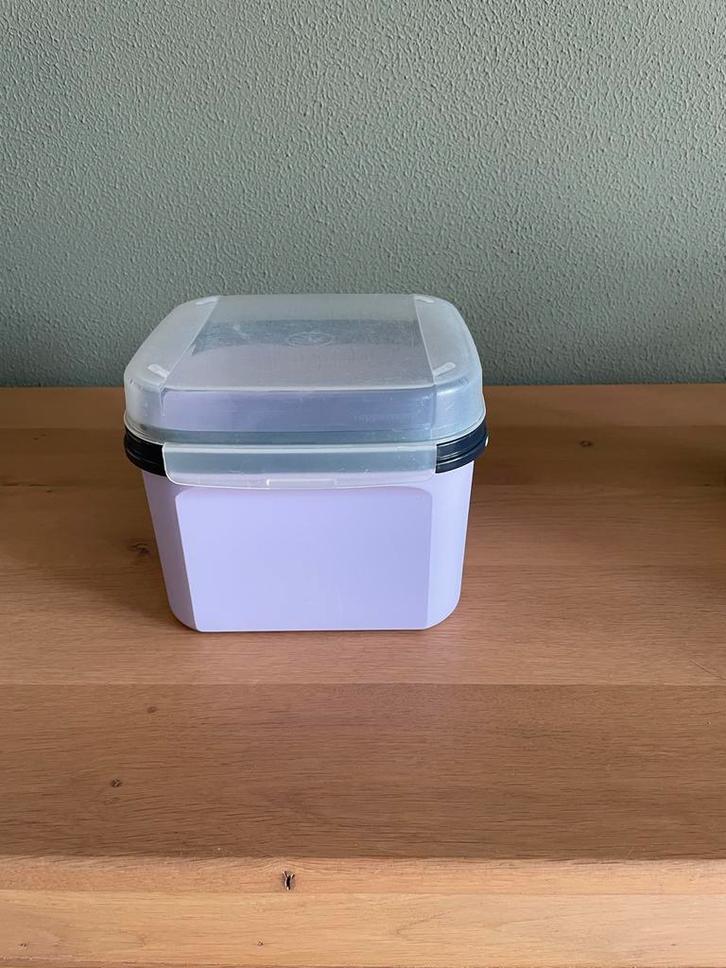 Tupperware Voorraaddozen met Klapdeksel, Huis en Inrichting, Keuken | Tupperware, Gebruikt, Bus of Trommel, Blauw, Ophalen of Verzenden