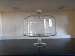 Grote glazen taartstolp, Huis en Inrichting, Woonaccessoires | Stolpen, Ophalen, Zo goed als nieuw